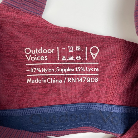 Outdoor Voices FreeForm Wide Strap Sports Bra - Picture 4 of 8